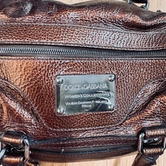 Dolce and Gabbana brown patent bag - Picture 4 of 11